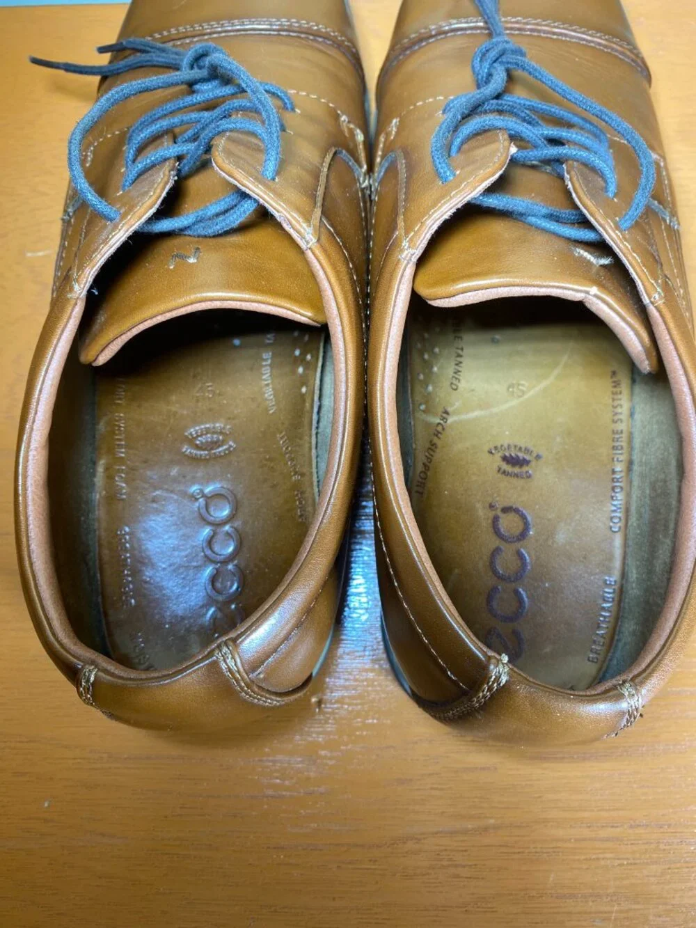 Nunn Bush Carmelo Cap Toe Oxford Size 11 Wide # 81511221 Leather Insoles